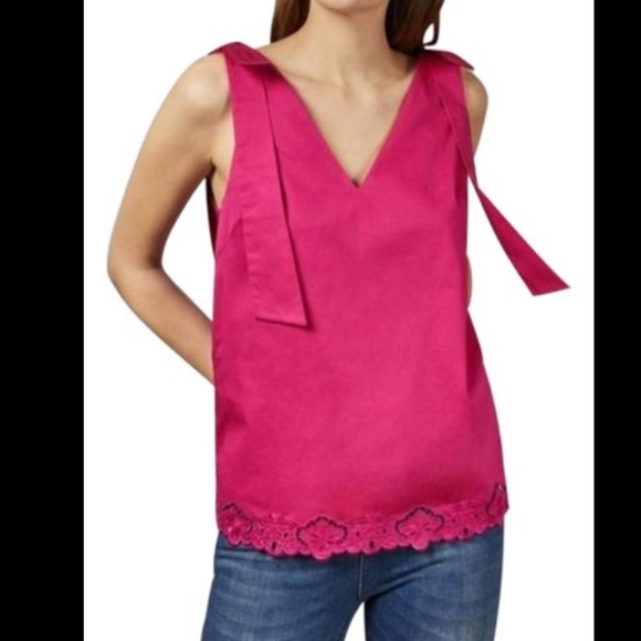 Ted Baker💞Daunaa fuchsia top women - Picture 3 of 9